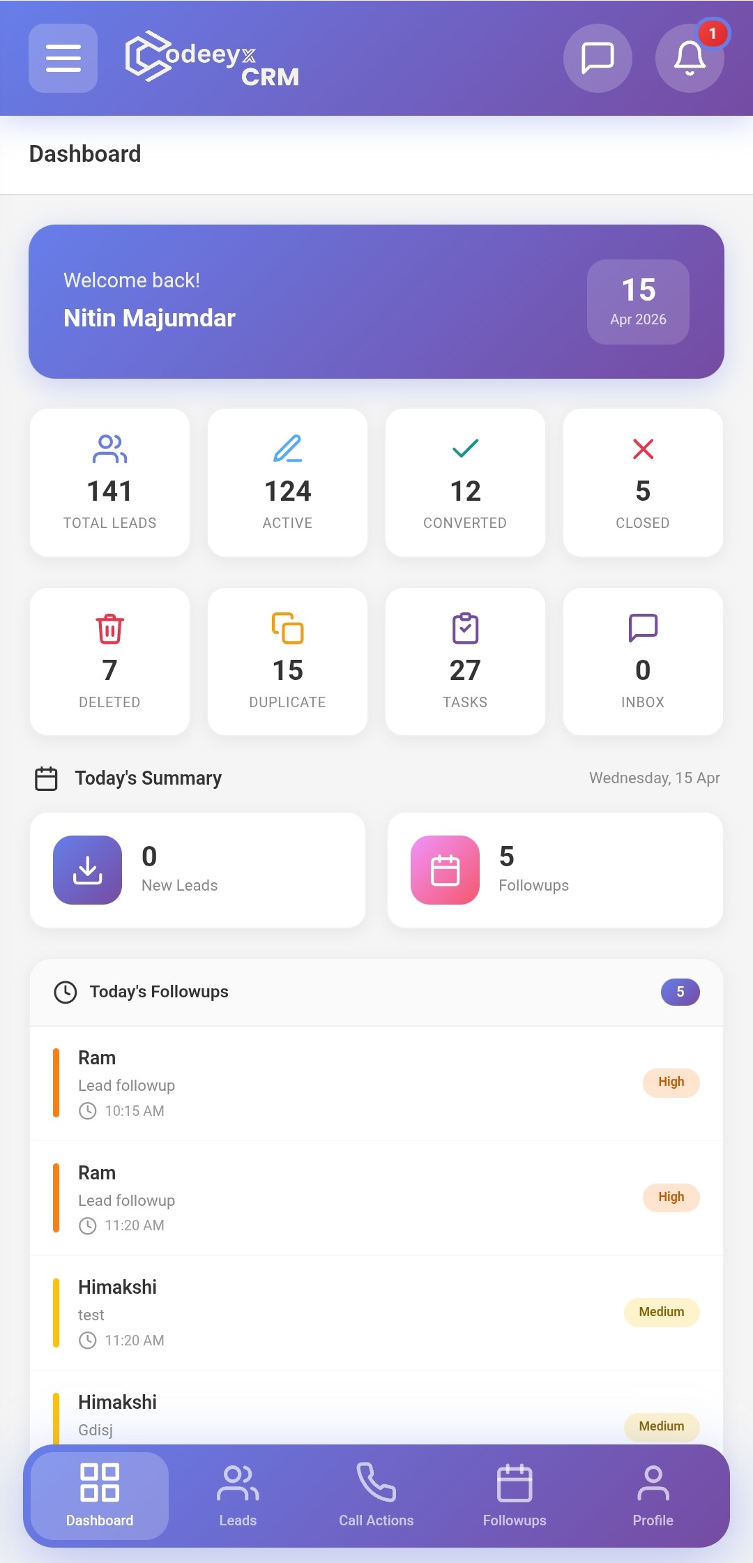 B2B Mobile Preview